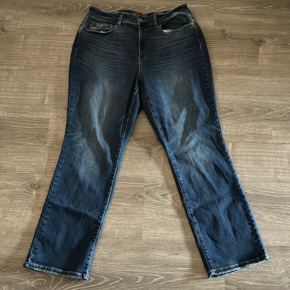 Judy blue thermal straight fit jeans